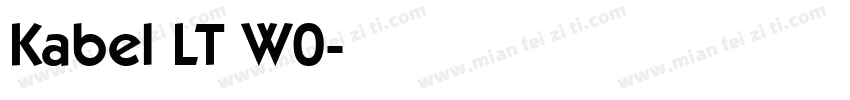 Kabel LT W0字体转换